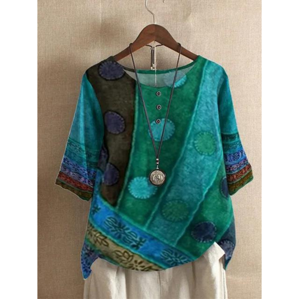 Valerie - Šareni boho-top