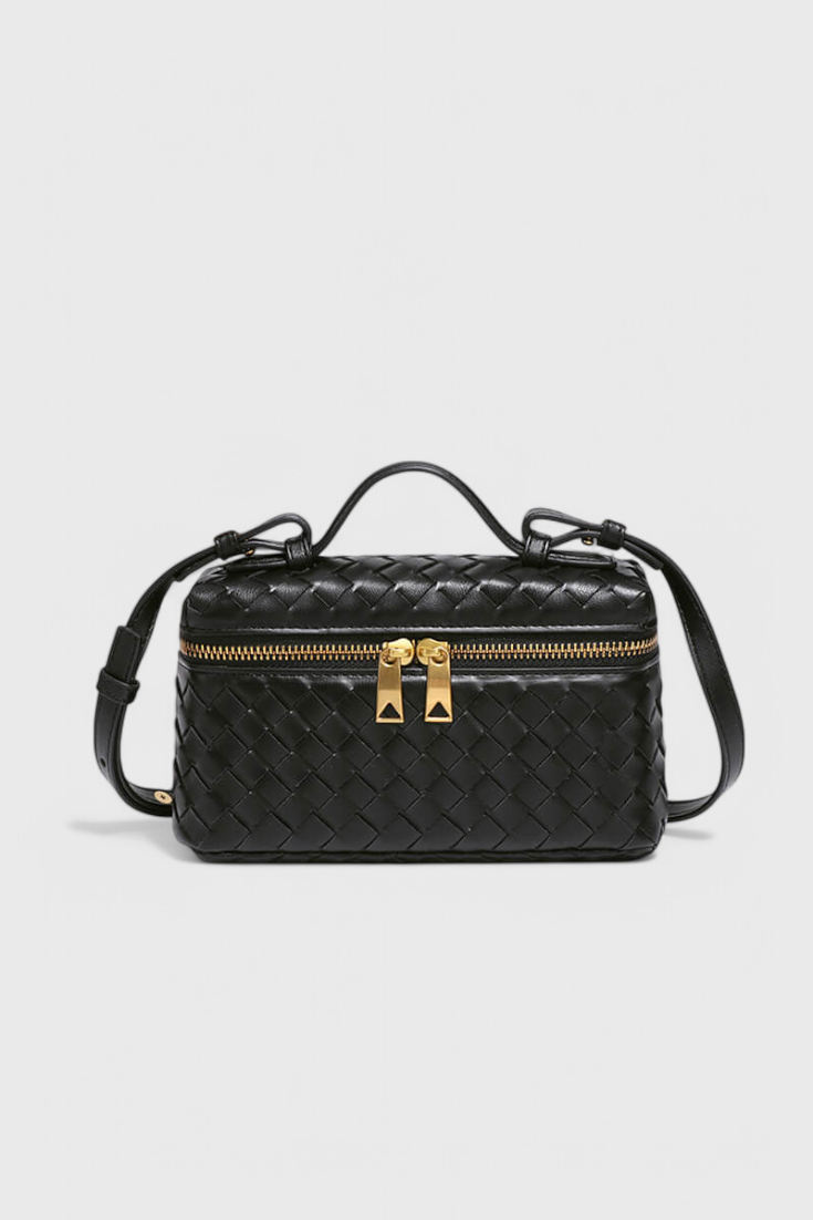 Milla Bolso Mini Woven s Zlatnim Dodacima