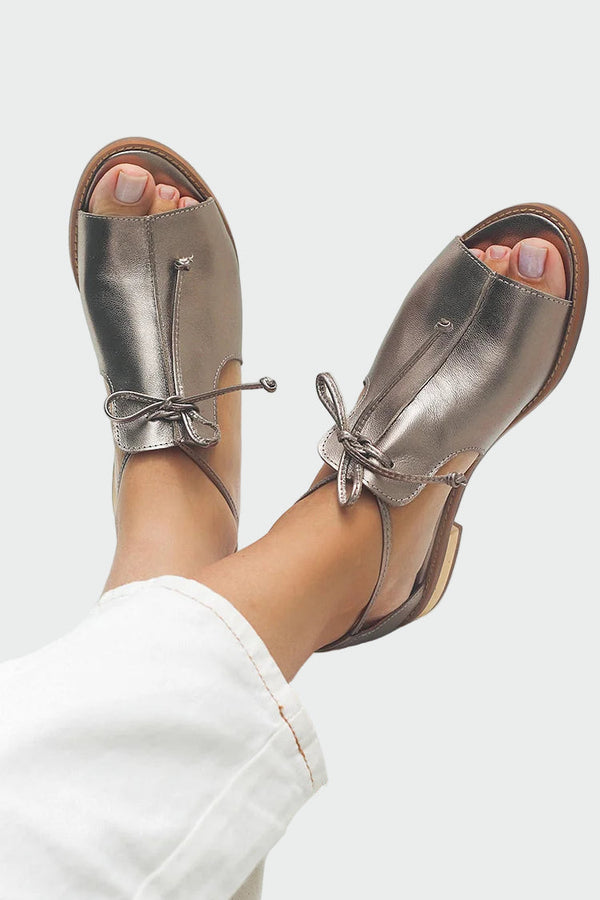 Alena Elegantni Metalni Minimalistički Sandali Ženski