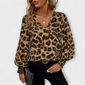 Stylish bluza s leopard uzorkom