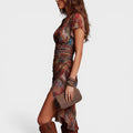 Leona | Boho midi haljina