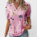 Emily - Modna bluza s V-izrezom