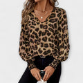 Stylish bluza s leopard uzorkom