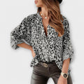 Modna bluza s leopard uzorkom