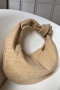 Lila Srednja Torba Woven s Detaljem Čvora