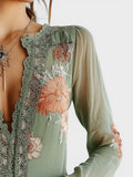 Lorena | Boho cvjetna bluzica