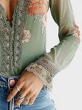 Lorena | Boho cvjetna bluzica