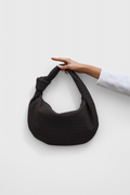Lila Srednja Torba Woven s Detaljem Čvora