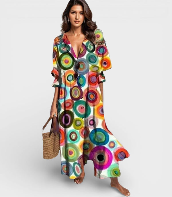 Lidija | Boho maxi haljina